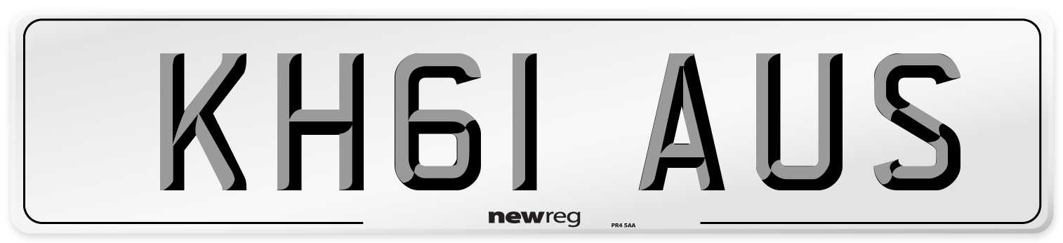 KH61 AUS Number Plate from New Reg